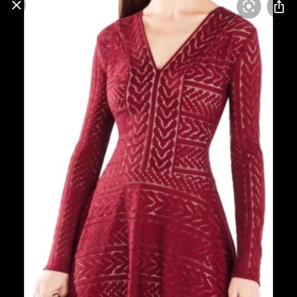 BCBG Max Azria Stretchy Lace Dress